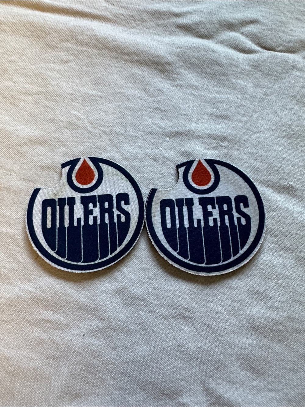 Edmonton Oilers Vehicle Cup Holder Coasters